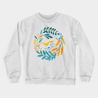 Greyhound Flower Sun Crewneck Sweatshirt